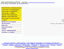 Tablet Screenshot of dentistindia.com